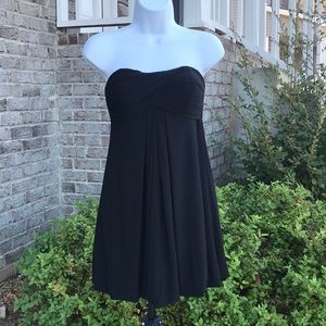 Xscape Petite Black Strapless Dress